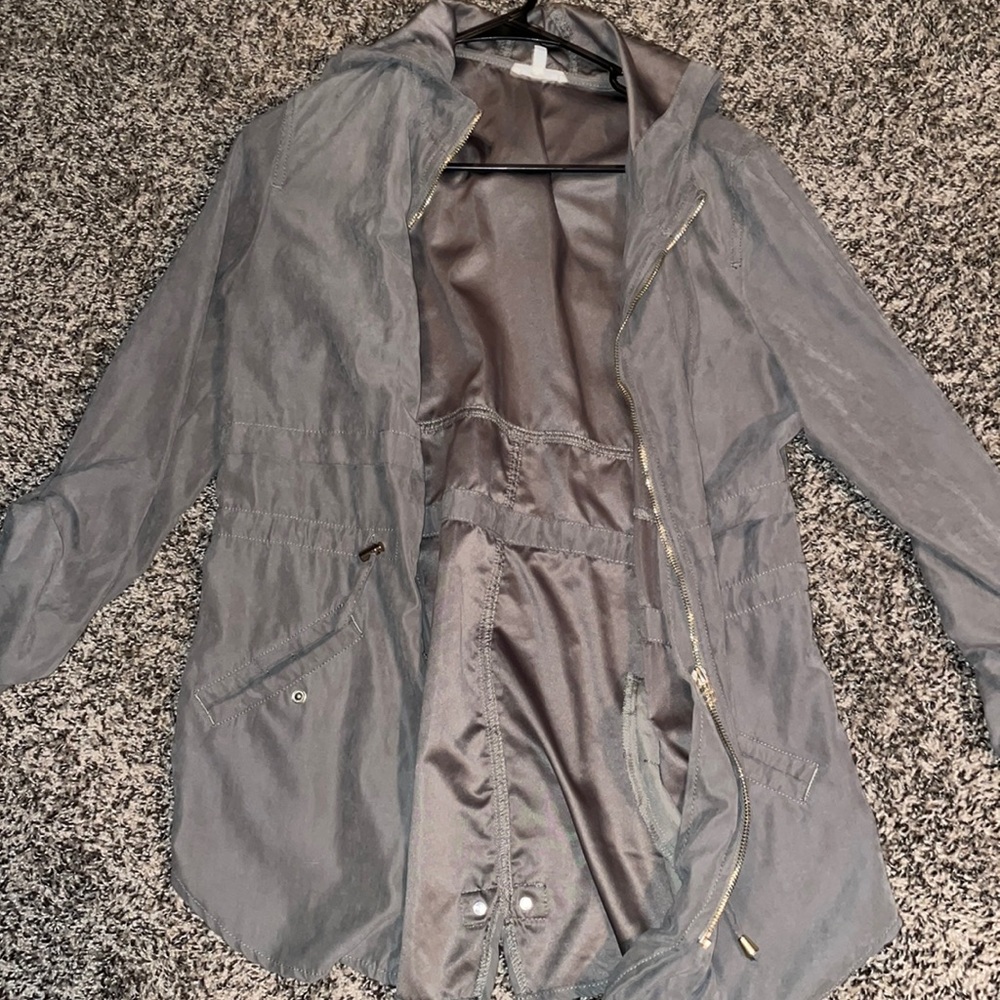 Medium, green Maurice’s jacket.